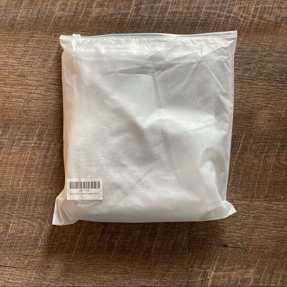 Namastetics Hoodie Athleisure NEW Activewear Pullover Lounge XL Grey Crop - Picture 3 of 15